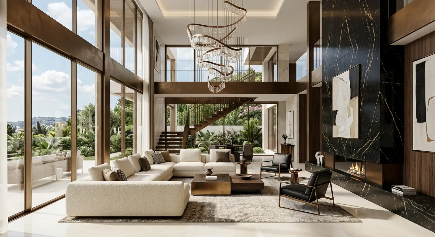 Grand luxury living room Bangalore
